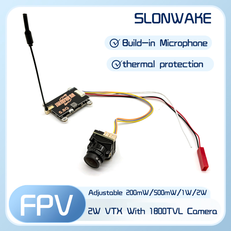 Fpv Drone Transmitter - SLONWAKE 5.8G 56CH 2W transmitter VTX