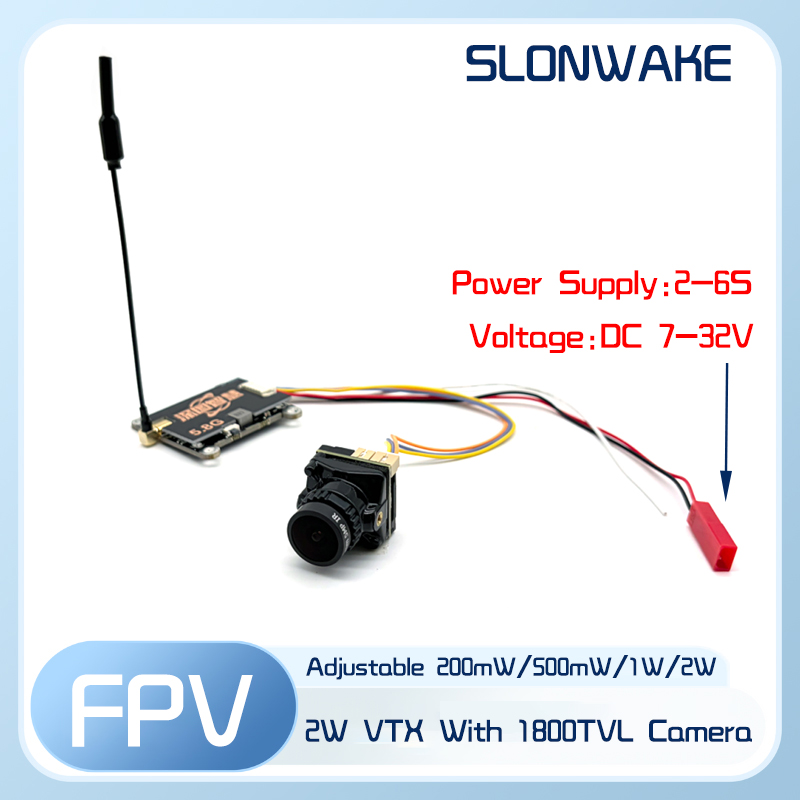 SLONWAKE 5.8G 56CH 2W transmit - Fpv Drone Transmitter recension och pris