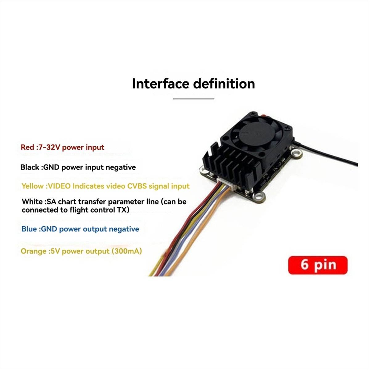 5.8G 2W VTX 2000mW FPV Video T - Fpv Drone Transmitter recension och pris