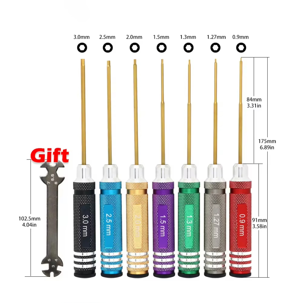 7pcs Hex Screw Driver Set Tita - Fpv Drone Tool Kit recension och pris