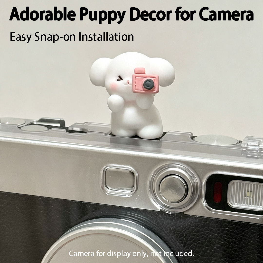 Cute 3D Puppy Camera Hot Shoe  - Canon Camera Eos R50 recension och pris