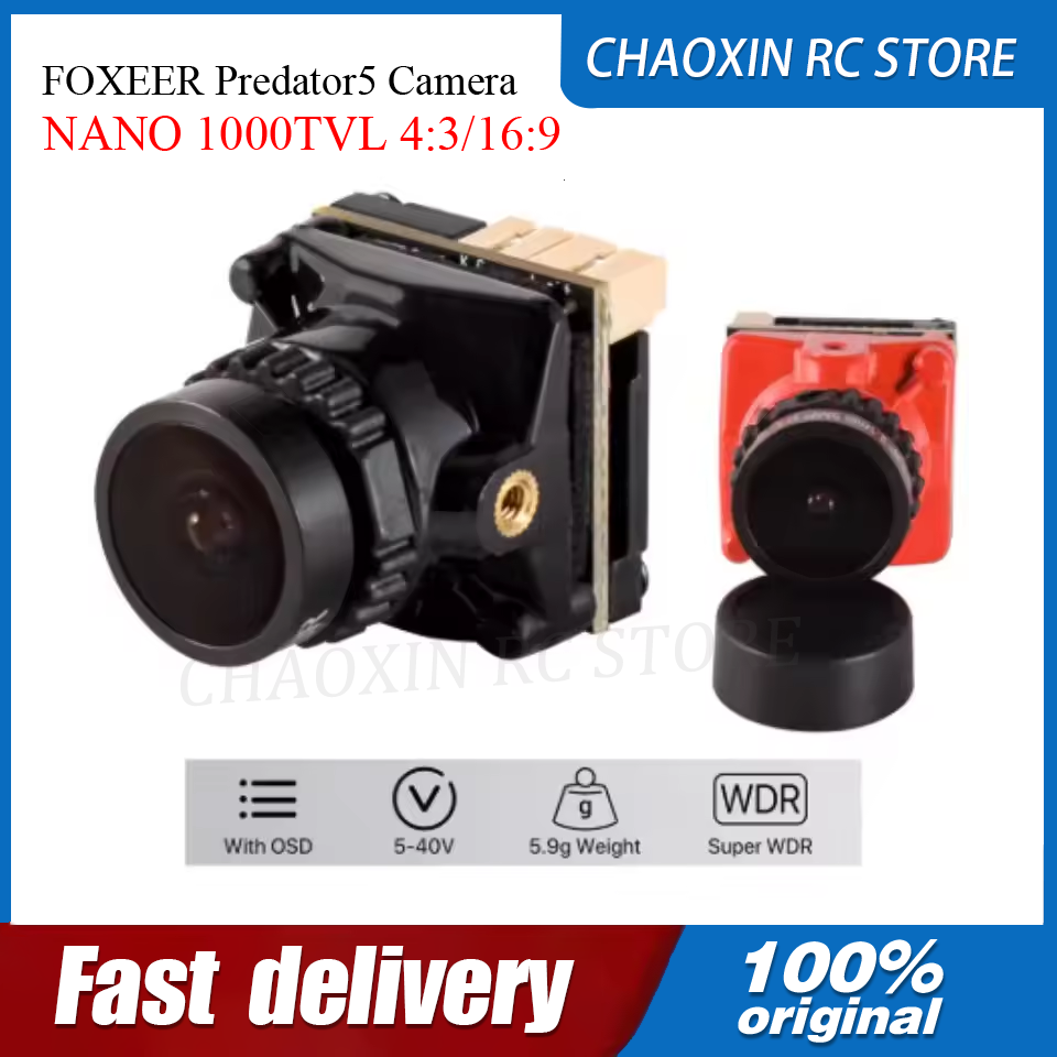 FOXEER Predator5 Camera NANO 1 - Fpv Drone Battery recension och pris