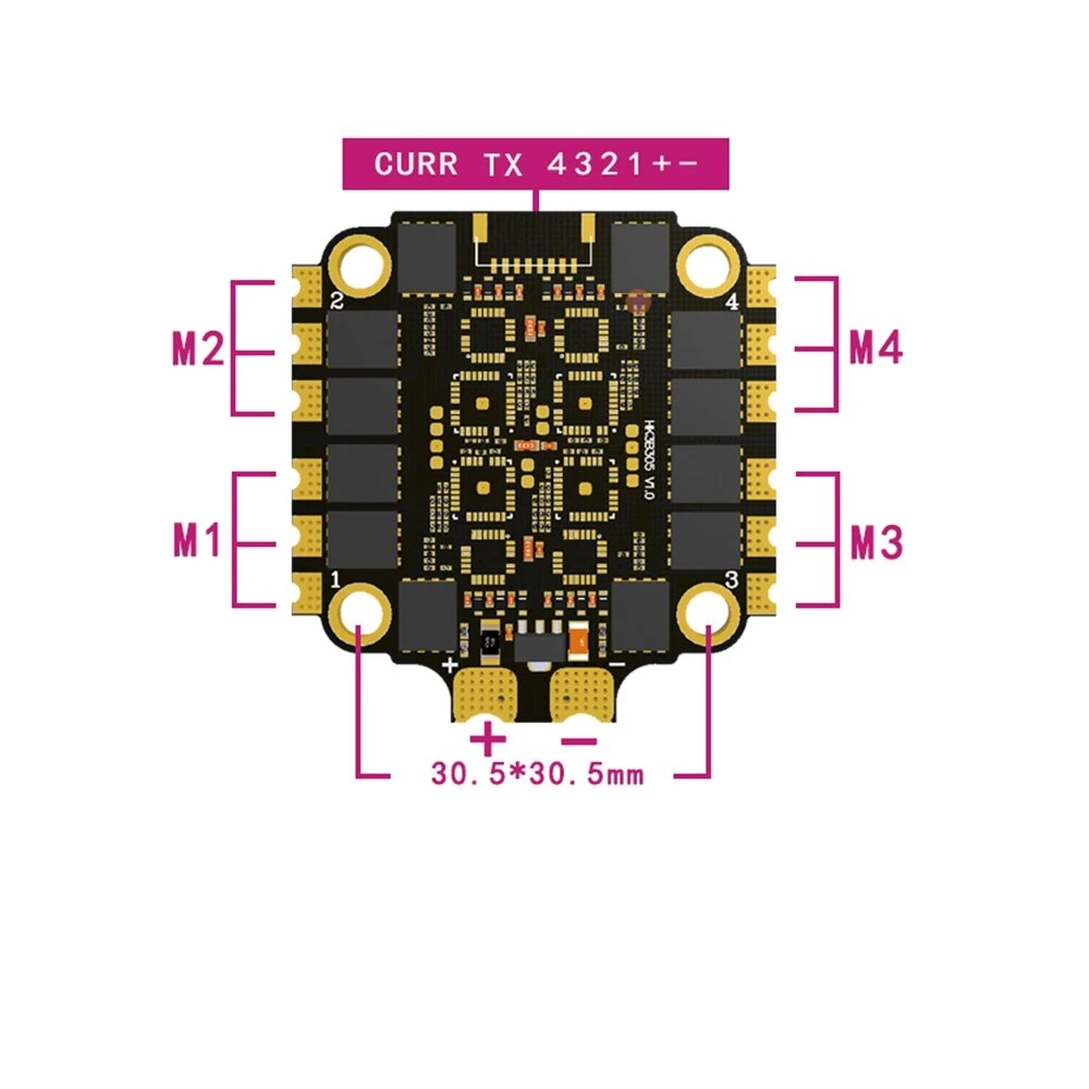 HAKRC 60A Blheli_32 2-6S 4 In  - Fpv Drone Esc recension och pris